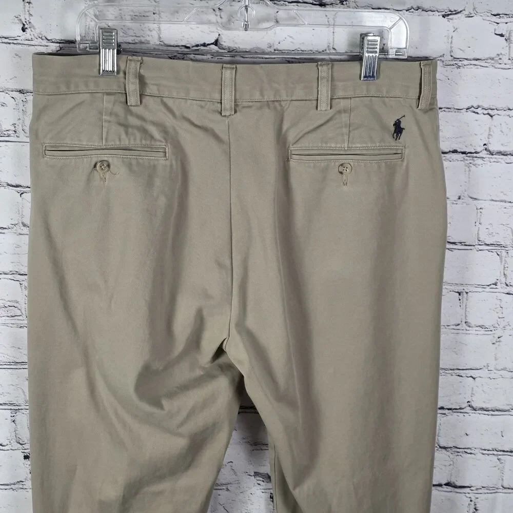 Polo Ralph Lauren Men's 34x34 Khaki Beige Preston Chino Pants